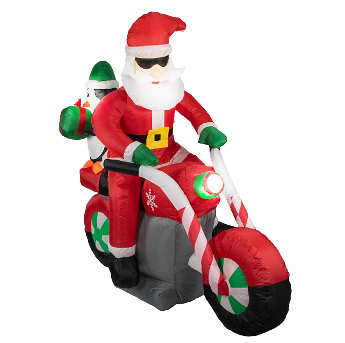 INFLABLE NAVIDEÑO SANTA EN MOTO