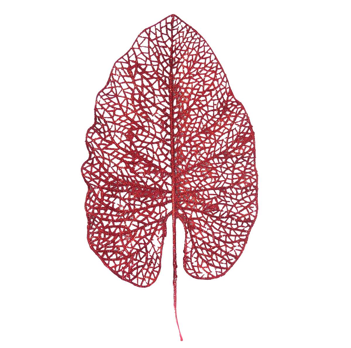 HOJA DE NOCHE BUENA DIAMANTADA 45 CM 03