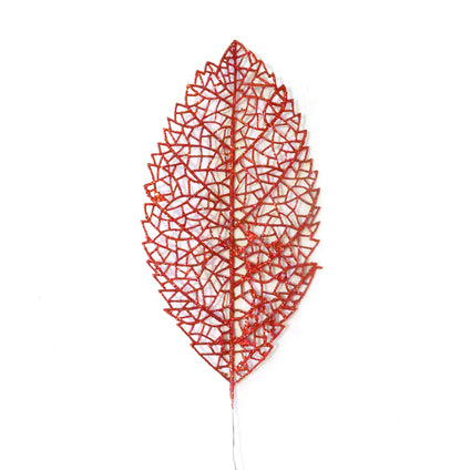 HOJA DE NOCHE BUENA DIAMANTADA 45 CM 04
