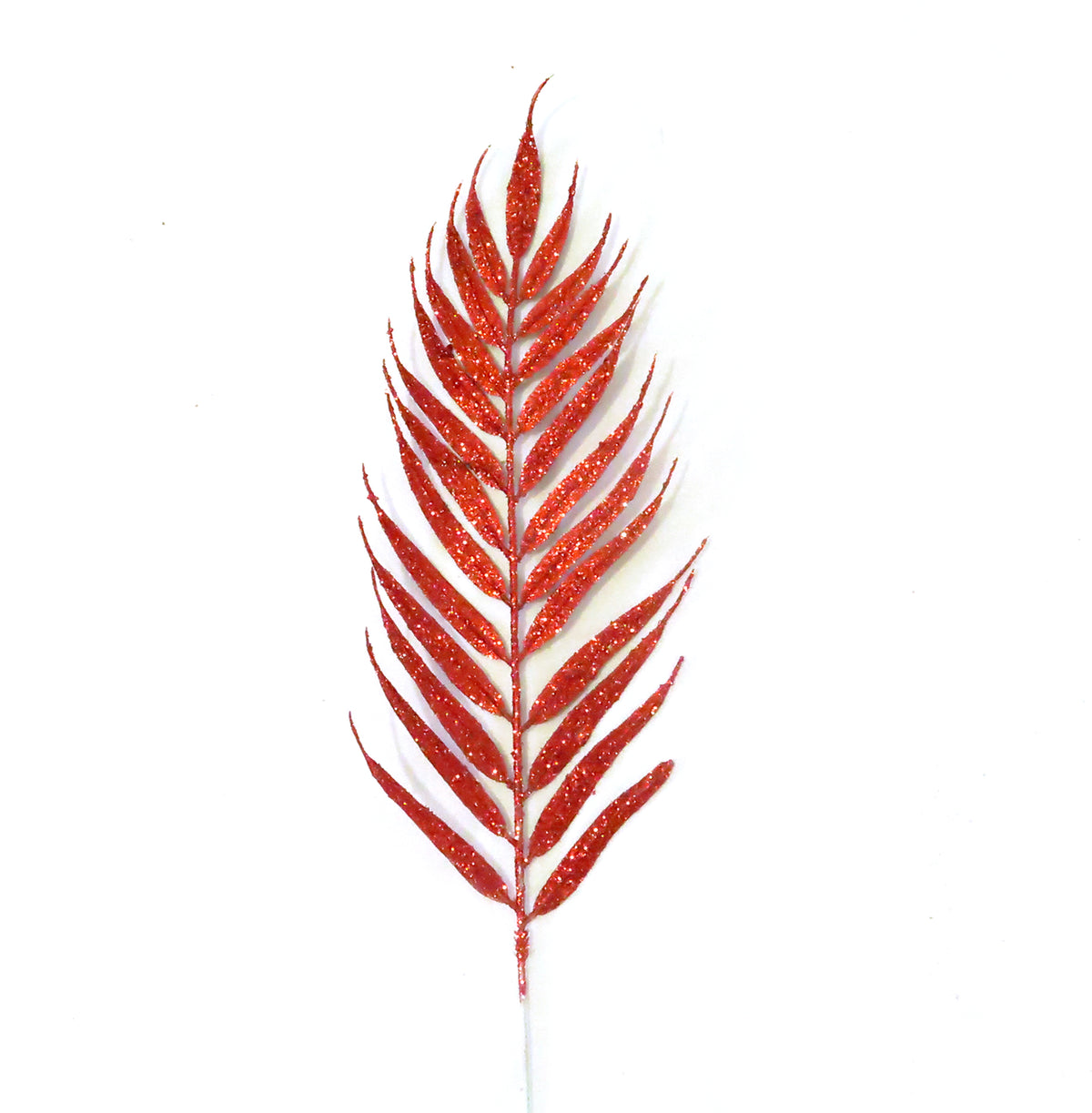 HOJA DE NOCHE BUENA DIAMANTADA 45 CM 01