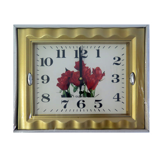 RELOJ DE PARED RECTANGULAR 27X22 CM