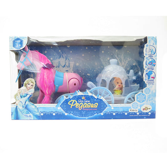 CARRUAJE ICE PEGASUS CON MUÑECA