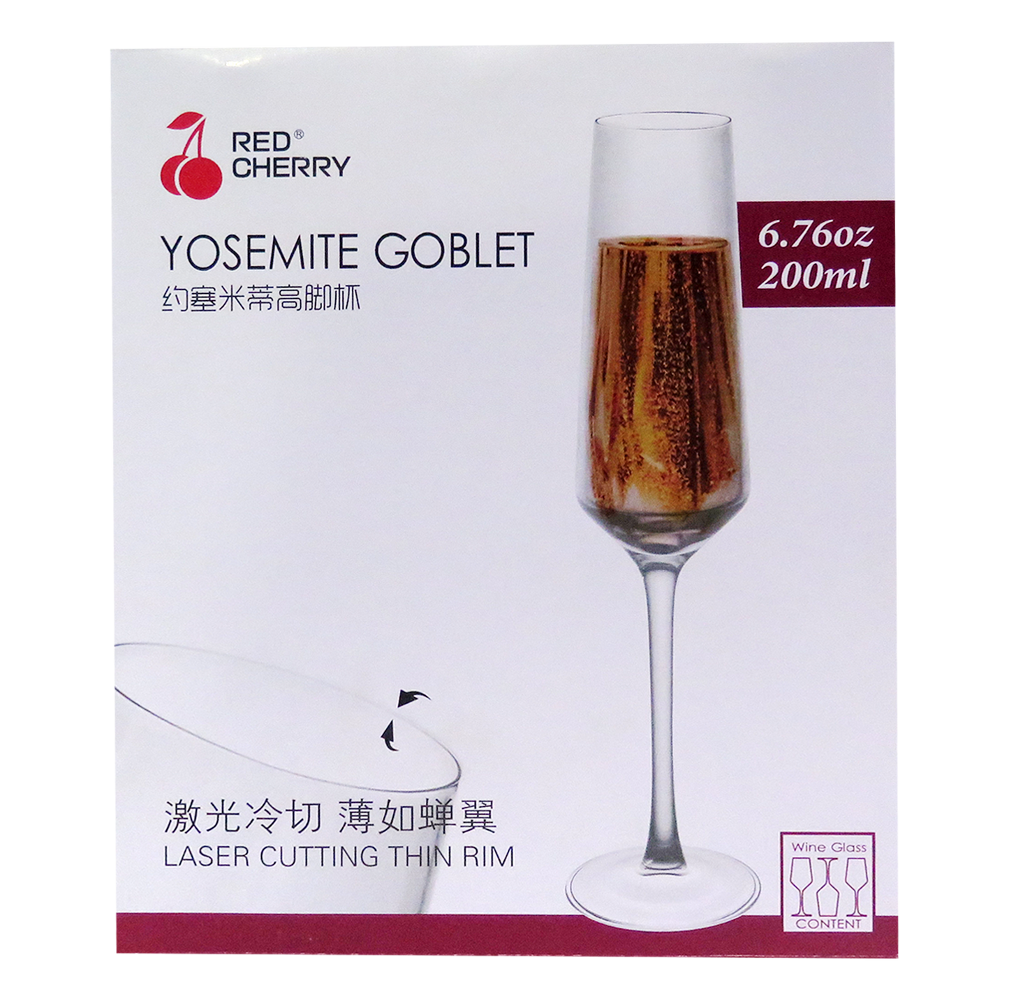 COPAS FLAUTA 200 ML 6 PZS