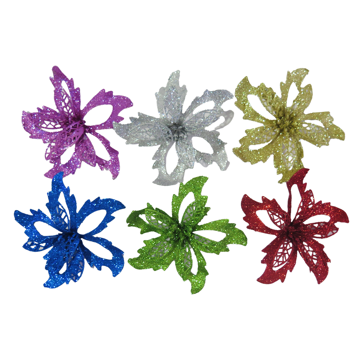 FLOR NAVIDEÑA DIAMANTADA 03