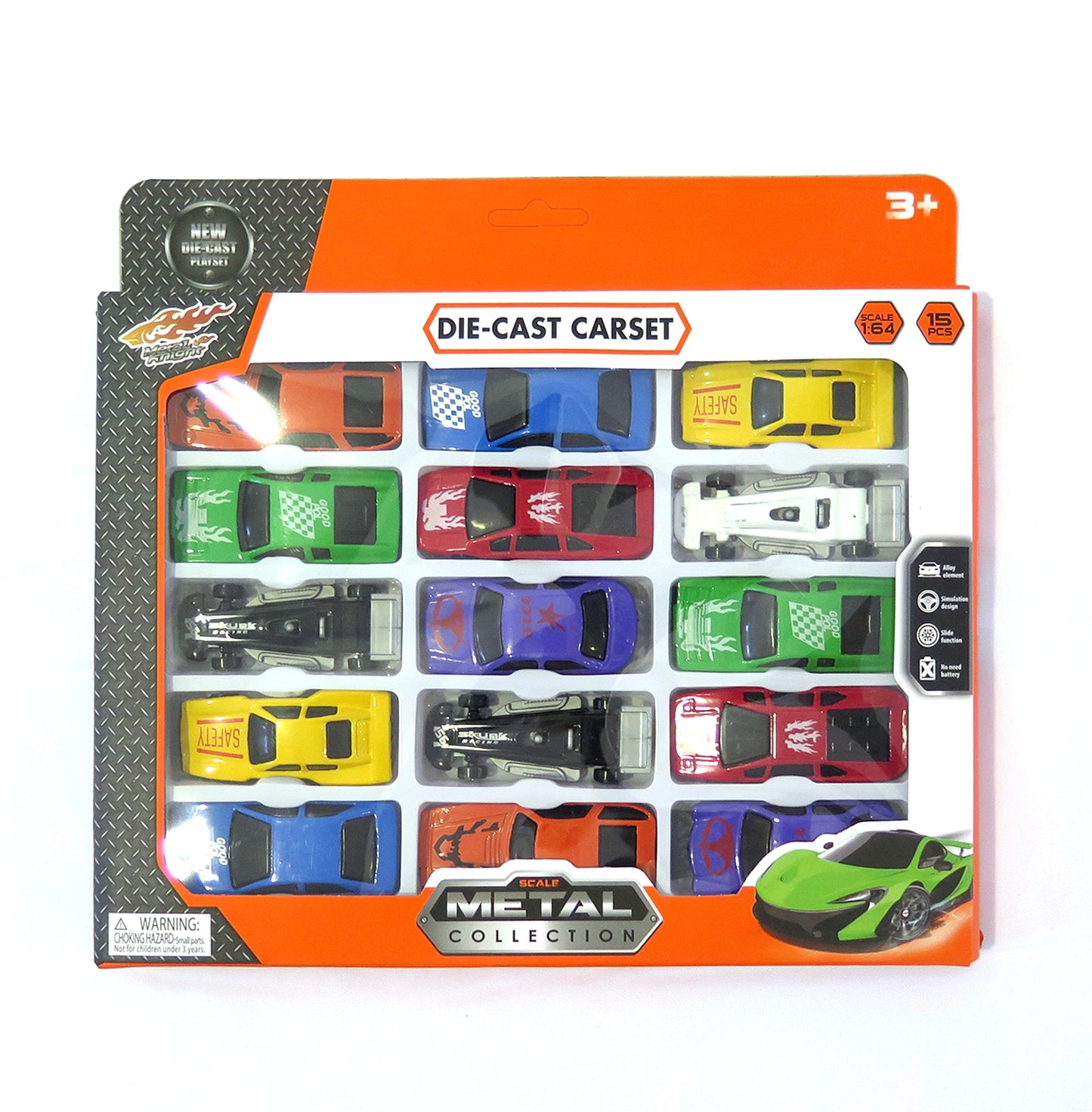 SET DE CARROS 15 PZAS