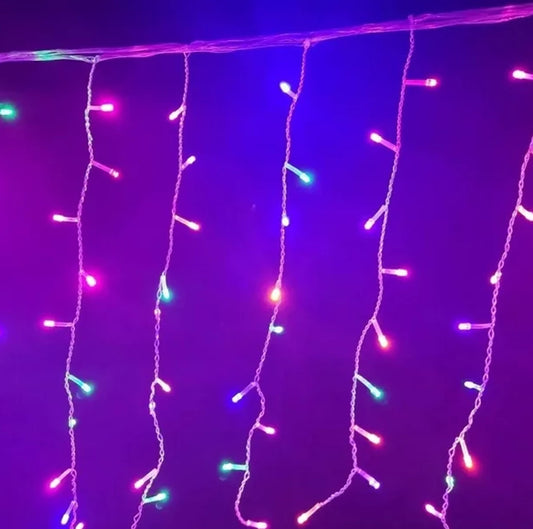 500LED LUZ BLANCA CASCADA
