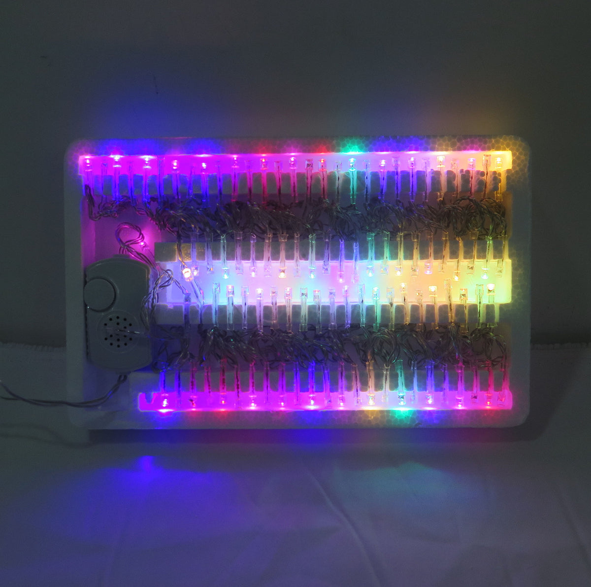 100 LED MULTICLOR MUSICAL C/T 5MTS