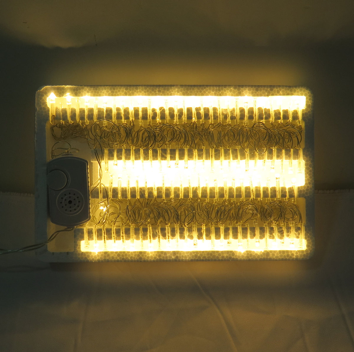 100 LED LUZ CALIDA MUSICAL C/T 5.55MTS