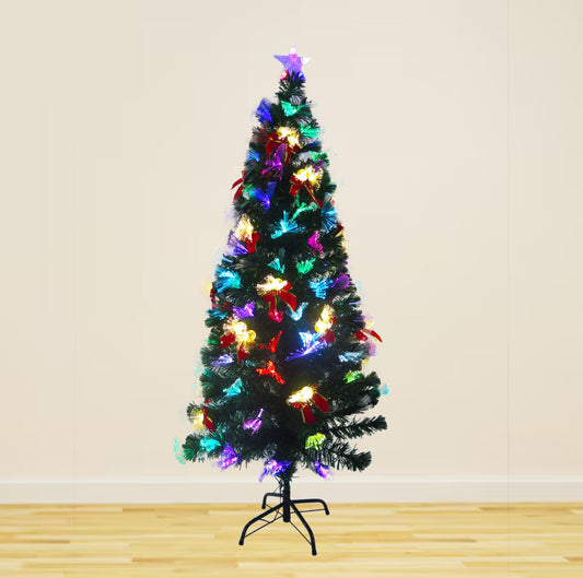 ÁRBOL ARTIFICIAL NAVIDEÑO CON LUZ 1.55 MTS