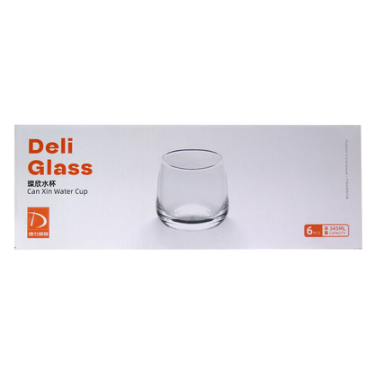 VASOS DE CRISTAL 345 ML 6 PZS