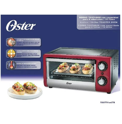 HORNO TOSTADOR OSTER ROJO